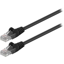 Καλώδιο Δικτύου Goobay 68703 CAT 5e U/UTP 0.25m Black
