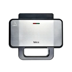 Toaster / Sandwich Maker with XL Grill Plates 1000W Stainless Steel ZJ-255