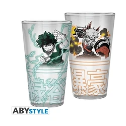Abysse My Hero Academia Σετ Ποτήρια Νερού Γυάλινα 400ml 3τμχ