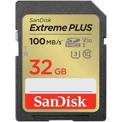 SanDisk Extreme Plus 32GB SDHC UHS‑I Κάρτα Μνήμης (SDSDXWT-032G-GNCI2)