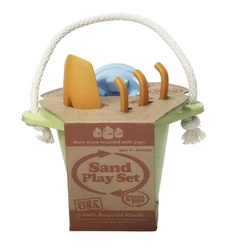 Green Toys: Sand Play Set - Green (SND01R) EN,ES,FR,DE Pack / Carton Window Box without Plastic Film