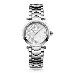 Γυναικείο Ρολόι Emile Chouriet 062188L66286 (29,2mm) Μεταλλικό Μπρασελέ Ασημί