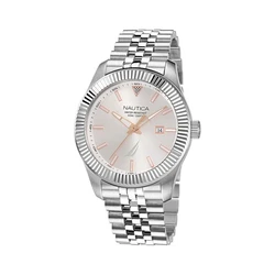 Nautica Men's Watch Silver 43 mm