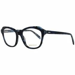 Emilio Pucci Γυναικείος Κοκκάλινος Σκελετός Γυαλιών Cat Eye Μπλε EP5078 092