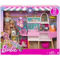 Κούκλα Mattel Barbie: Pet Supply Store Playset (GRG90)