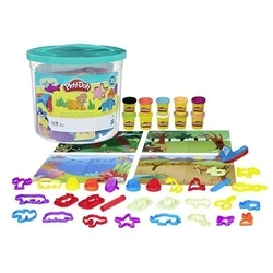 Πλαστελίνη Hasbro Play-Doh: Animal Discovery Bucket (Excl.F) (E2388)