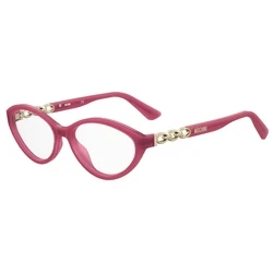 Moschino Γυναικείος Κοκκάλινος Σκελετός Γυαλιών Cat Eye σε Ροζ Χρώμα MOS597 8CQ