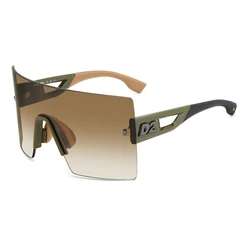 Dsquared2 Unisex Γυαλιά Ηλίου με Καφέ Κοκκάλινο Σκελετό και Καφέ Φακό D2 0126/S XL7/86