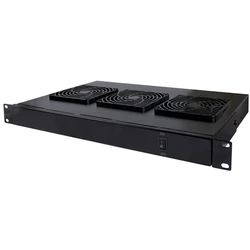 Μονάδα Εξαερισμού Rackmount 19", Με 3 Ανεμιστήρες 120 X 120 Mm, 1u Ύψος Και 280 Mm Βάθος Για Επιτοίχια Intellinet Rack Cabinets
