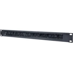 Patchpanel INT 712767 19" 1U WITH BRUSH Black