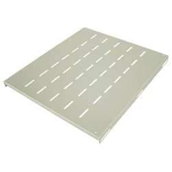 Σταθερό Ράφι Στηρίγματος 4 Σημείων Για Καμπίνες 19", 1u Ύψος Και 345 Χιλιοστά Βάθος Σε Γκρι Χρώμα