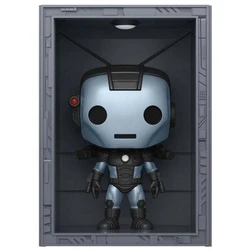 Funko Pop! Deluxe: Marvel Hall of Armor: Iron Man Model 11 War Machine (Mettalic) (PX Previews Exclusive) #1037 Bobble-Head Vinyl Figure