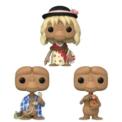 Funko Pop! 3-Pack Movies: E.T. - E.T. in Disguise / E.T. in Robe / E.T. with Flowers (Special Edition) Vinyl Figures