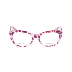 Emporio Armani Γυναικείος Κοκκάλινος Σκελετός Γυαλιών Cat Eye Μωβ