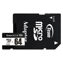 TEAMGROUP microSDXC UHS-I Class 10 64GB με SD-adapter (TUSDX64GCL10U03)
