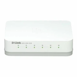 D-Link Διακόπτης GO-SW-5G 5 Θύρες Gigabit Ethernet Λευκό Μαύρο