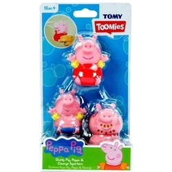 Μπουγελόφατσες Tomy Toomies Peppa Pig - Daddy Pig, Peppa George Squirters (Daddy)