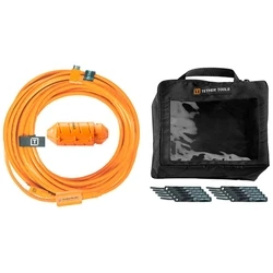 Studio Accessories Tether Tools USB-C to Micro-B Cable-System 9,40m right orange
