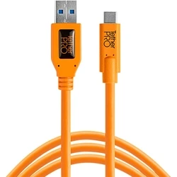 Tether Tools USB 3.0 to USB-C 4,60m orange