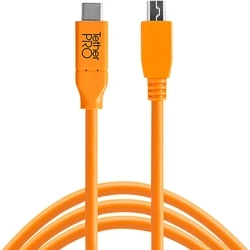 Tether Tools TetherPro USB-C to 2.0 Micro-B 5-Pin 4,60m orange