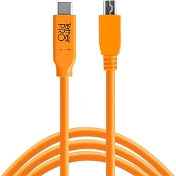 Tether Tools USB-C to 2.0 Mini B 5-Pin 4,60m orange