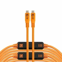 Αξεσουάρ studio Tether Tools TetherPro USB-C Optima 10G ίσιο πορτοκαλί 9,4m