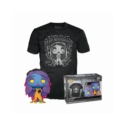 T-Shirt Funko Pop! (Adult): Tim Burton's Corpse Bride Emily (Blacklight) Vinyl Figure and T-Shirt (M)
