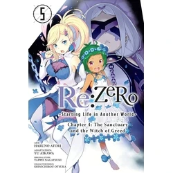 Yen Press Re:Zero -Starting Life In Another World-, Chapter 4: The Sanctuary And The Witch of Greed, Vol. 5 Paperback Manga