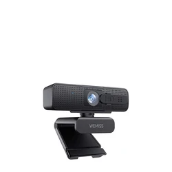 WEMISS CM-A1 Stream Series Autofocus Full HD Webcam with 1/3"-CMOS Sensor, Black
