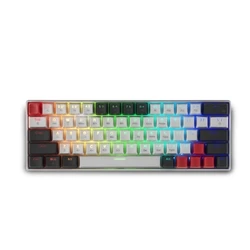 Gaming Πληκτρολόγιο Spartan Gear - Pegasus 2 RGB Wired  Wireless 63 keys Mechanical Gaming Keyboard (color: White/Grey)