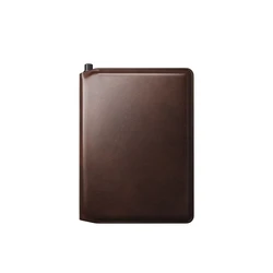 Nomad Leather Passport Wallet Pen Edition - Rustic Brown