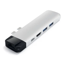 Satechi Type-C Pro Hub 4K HDMI με Ethernet (ασημί)