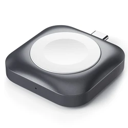 Satechi USB-C μαγνητική βάση φόρτισης για Apple Watch - Space Gray (ST-TCMCAWM)