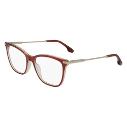Victoria Beckham Γυναικείος Μεταλλικός Σκελετός Γυαλιών Cat Eye σε Καφέ Χρώμα VB2612 607