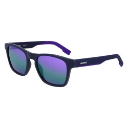 Lacoste Ανδρικά Γυαλιά Ηλίου με Navy Μπλε Κοκκάλινο Σκελετό και Μπλε Καθρέφτη Φακό L6018S-424