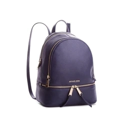 Michael Kors Δερμάτινη Γυναικεία Τσάντα Πλάτης Μπλε 30S5GEZB1L-NAV