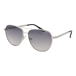 Guess Unisex Γυαλιά Ηλίου με Ασημί Μεταλλικό Σκελετό και Γκρι Ντεγκραντέ Φακό GF6157 10B