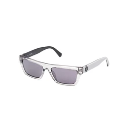 Guess Unisex Γυαλιά Ηλίου με Διάφανο Κοκκάλινο Σκελετό και Γκρι Φακό Gu00120 20A