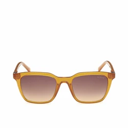 Guess Unisex Γυαλιά Ηλίου με Κίτρινο Κοκκάλινο Σκελετό και Καφέ Ντεγκραντέ Φακό GU00170 44F