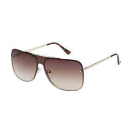 Guess Unisex Γυαλιά Ηλίου με Χρυσό Μεταλλικό Σκελετό και Καφέ Ντεγκραντέ Φακό GO00053 0032F