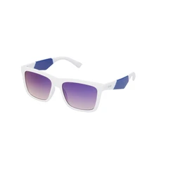 Guess Unisex Γυαλιά Ηλίου με Λευκό Κοκκάλινο Σκελετό και Μωβ Ντεγκραντέ Φακό GO00067 21C