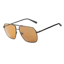 Guess Unisex Γυαλιά Ηλίου με Γκρι Μεταλλικό Σκελετό και Καφέ Φακό GF00060 01E