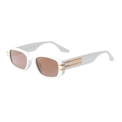 Guess Unisex Γυαλιά Ηλίου με Λευκό Κοκκάλινο Σκελετό και Καφέ Φακό GO00071 21C