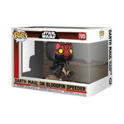 Φιγούρα Funko Pop! Deluxe Disney: Star Wars EP1 The Phantom Menace Anniversary - Darth Maul on Bloodfin Speeder #705 Bobble-Head Vinyl