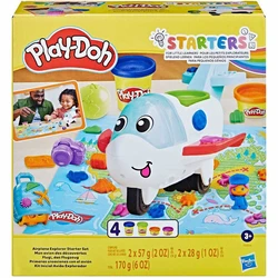 Πλαστελίνη Hasbro Play-Doh: Starters - Airplane Explorer Starter Set (F8804)