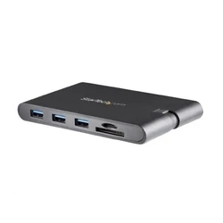 Docking Station StarTech.com USB-C 8-in-1-Multiport-Adapter DKT30CHVSCPD - 3 x USB 3.0/SD/MicroSD/GbE/HDMI/VGA