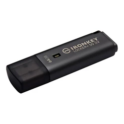 Kingston USB flash drive IronKey Locker Plus 50 G2 64 GB black