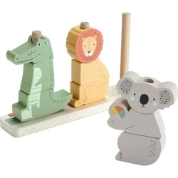 Βρεφικό Παιχνίδι Fischer-Price: Wooden Stack Sort Animals (HXV04)