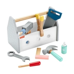 Παιχνίδι Fisher-Price - Wooden Tool Box Set (HYG50)