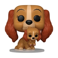 Funko Pop!  Funko Pop! Disney: Lady & the Tramp (70th Anniversary) - Lady with Puppy #1553 Vinyl Figure